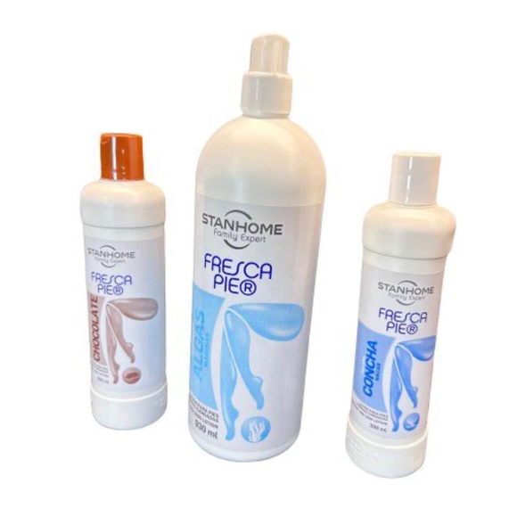 STANHOME FRESCA PIE SEAWEEDS 930ml NACRE SHELL 300ml CHOCOLATE 300ml FEETLOTIONS - Picture 7 of 8